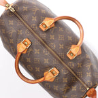 Louis Vuitton Speedy 35 Monogram Canvas Handbag in Brown M41524