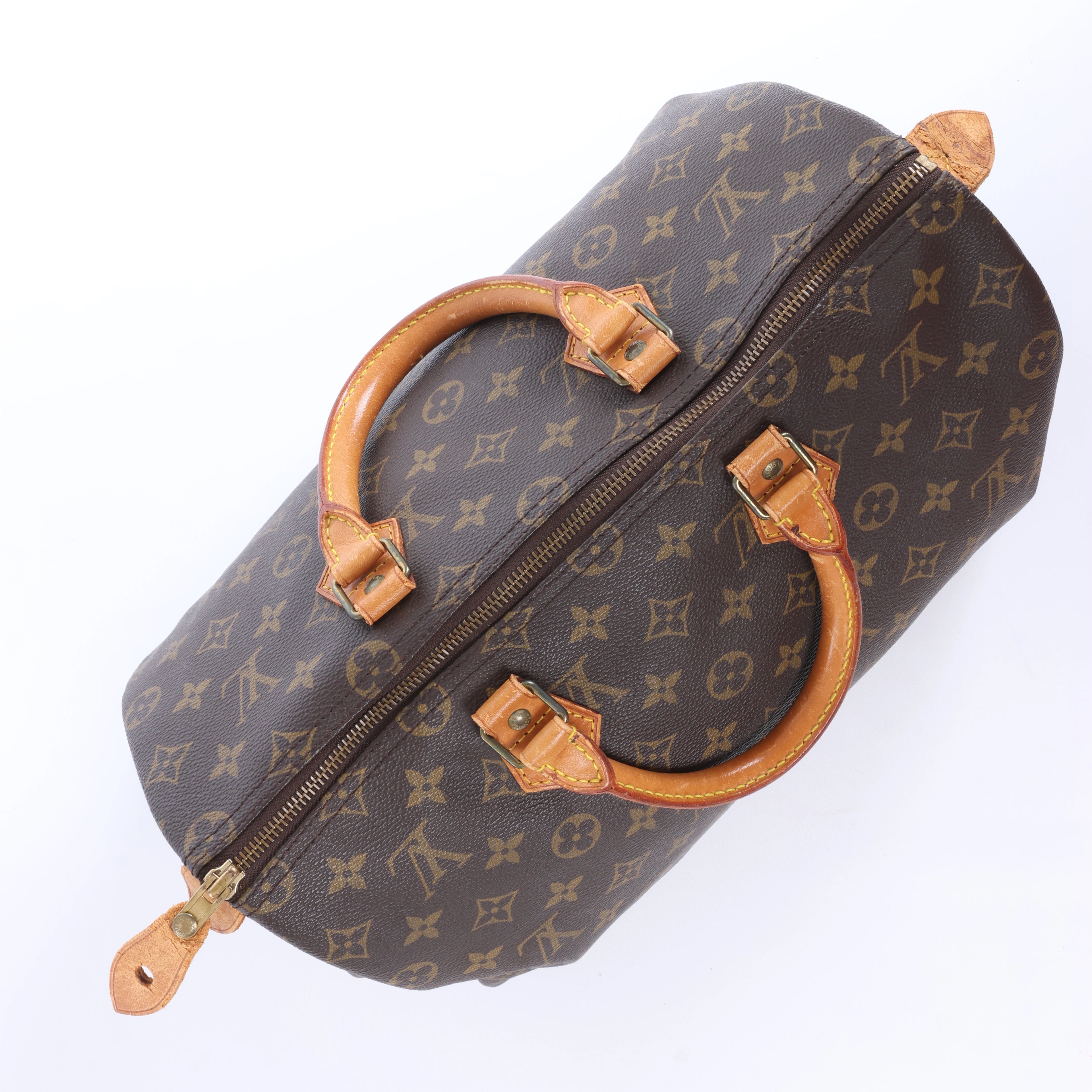 Bolso de mano Louis Vuitton Speedy 35 Monogram de lona en marrón M41524