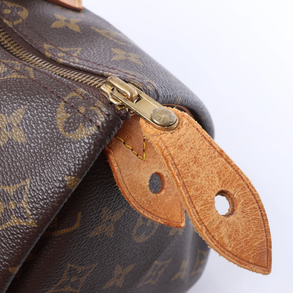 Bolso de mano Louis Vuitton Speedy 35 Monogram de lona en marrón M41524
