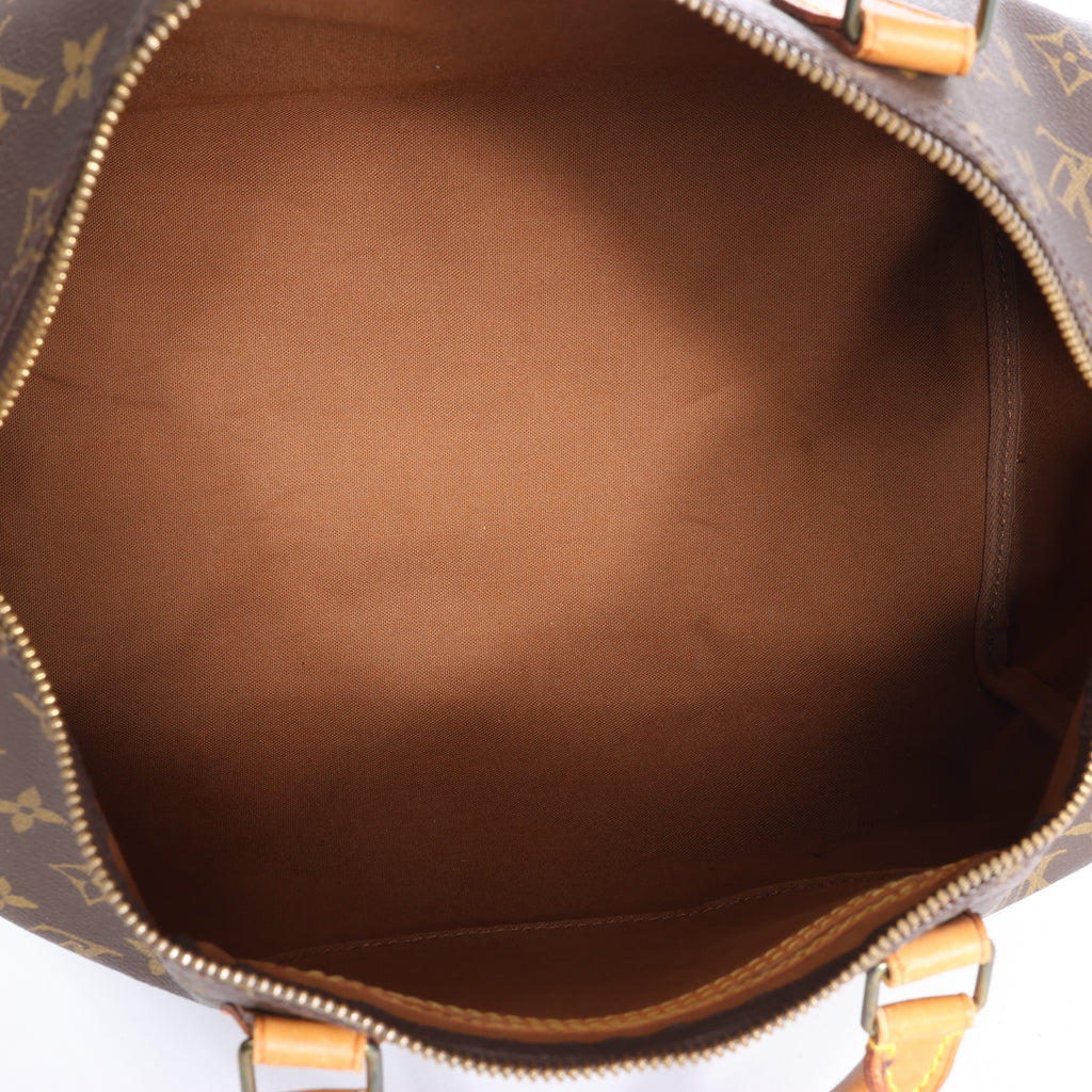 Louis Vuitton Speedy 35 Monogram Canvas Handbag in Brown M41524