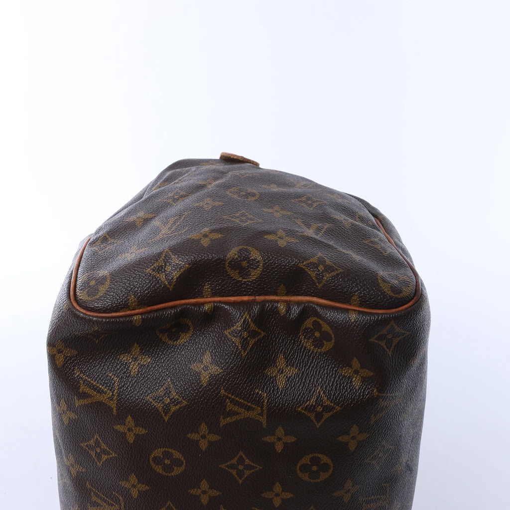 Louis Vuitton Speedy 35 Monogram Canvas Handbag in Brown M41524