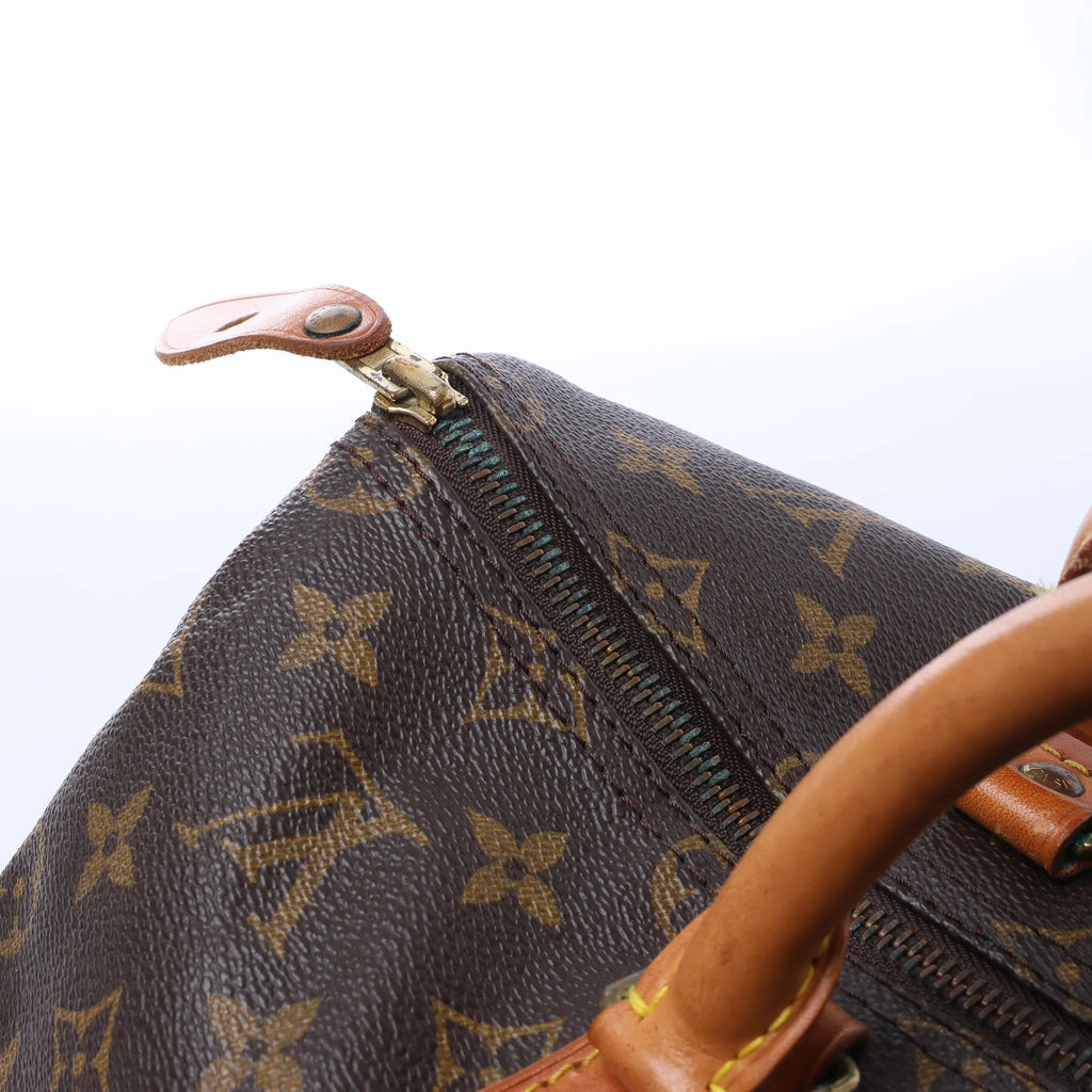 Louis Vuitton Speedy 35 Monogram Canvas Handbag in Brown M41524