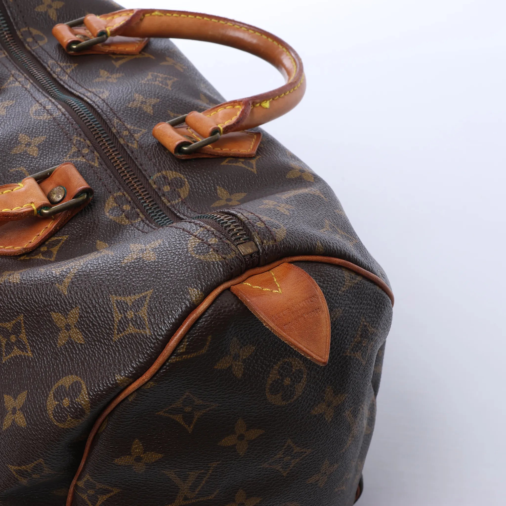Louis Vuitton Speedy 35 Monogram Canvas Handbag in Brown M41524