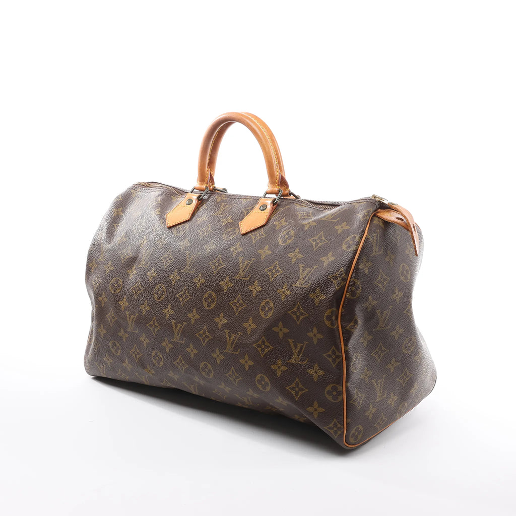 Louis Vuitton Speedy 40 Monogram Canvas Handbag in Brown M41522