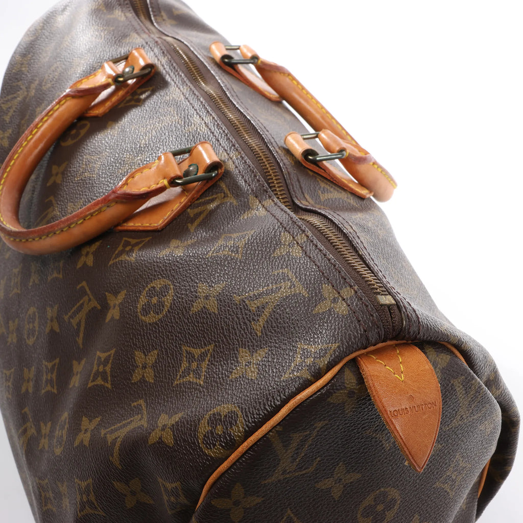 Louis Vuitton Speedy 40 Monogram Canvas Handbag in Brown M41522