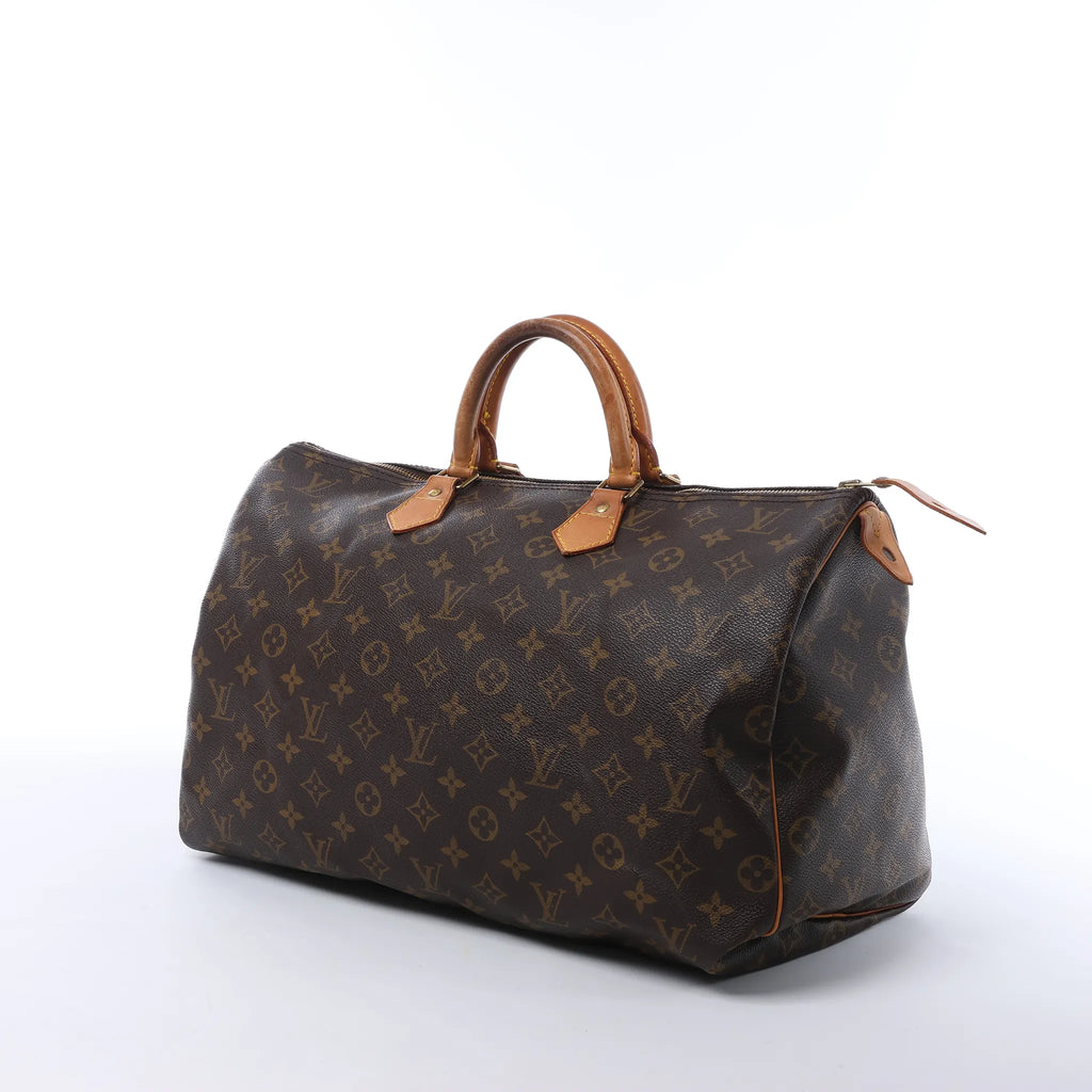 Louis Vuitton Speedy 40 Monogram Canvas Handbag in Brown M41522