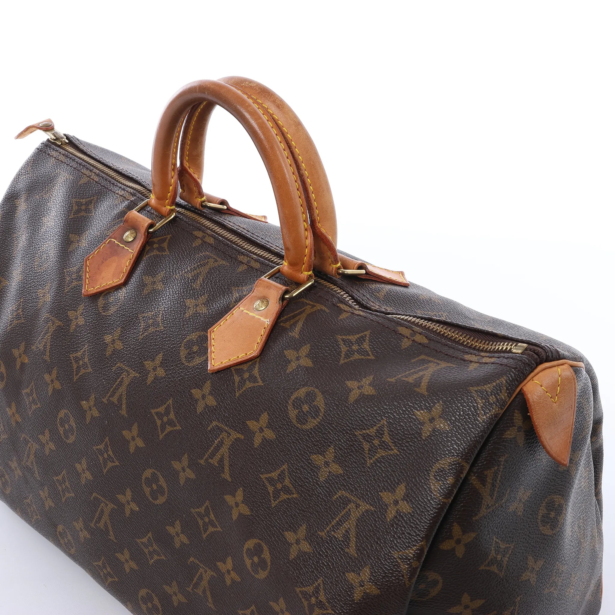 Louis Vuitton Speedy 40 Monogram Canvas Handbag in Brown M41522