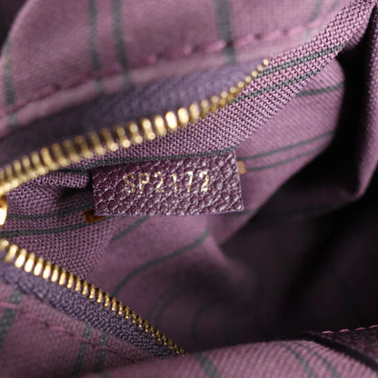 Louis Vuitton Speedy 25 Bandoulière Monogram Empreinte 2Way Handbag in Purple