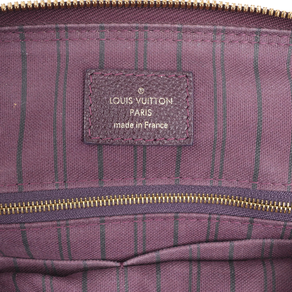 Louis Vuitton Speedy 25 Bandoulière Monogram Empreinte 2Way Handbag in Purple