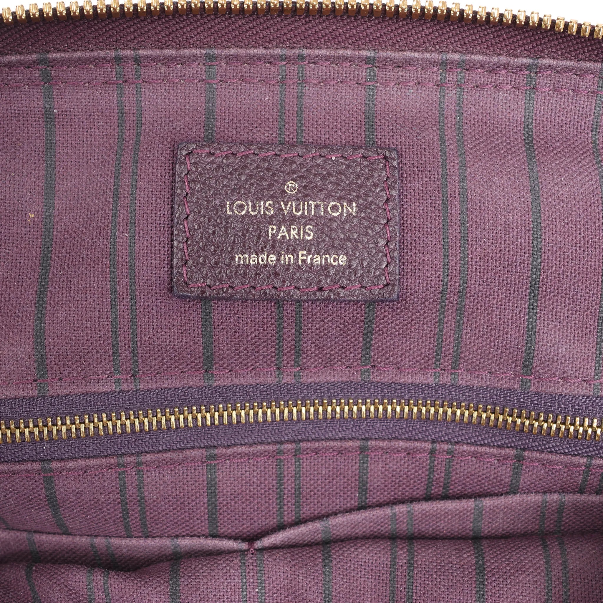 Louis Vuitton Speedy 25 Bandoulière Monogram Empreinte 2Way Handbag in Purple