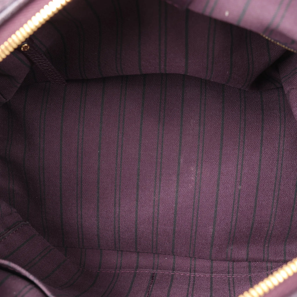 Louis Vuitton Speedy 25 Bandoulière Monogram Empreinte 2Way Handbag in Purple