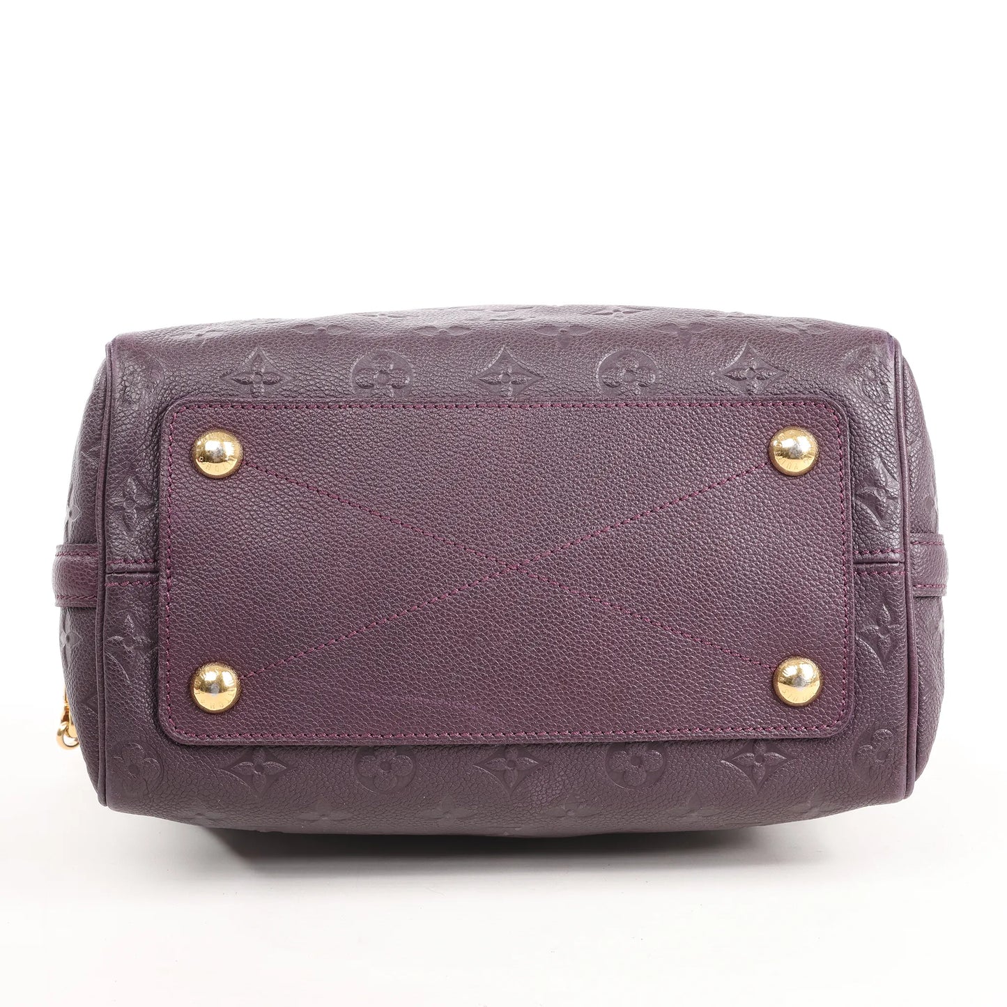 Louis Vuitton Speedy 25 Bandoulière Monogram Empreinte 2Way Handbag in Purple