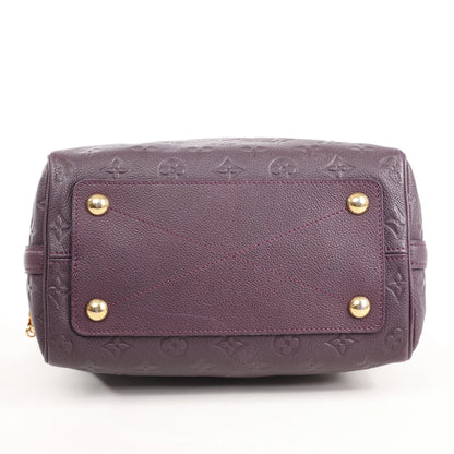 Louis Vuitton Speedy 25 Bandoulière Monogram Empreinte 2Way Handbag in Purple