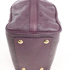 Louis Vuitton Speedy 25 Bandoulière Monogram Empreinte 2Way Handbag in Purple