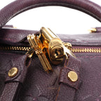 Louis Vuitton Speedy 25 Bandoulière Monogram Empreinte 2Way Handbag in Purple