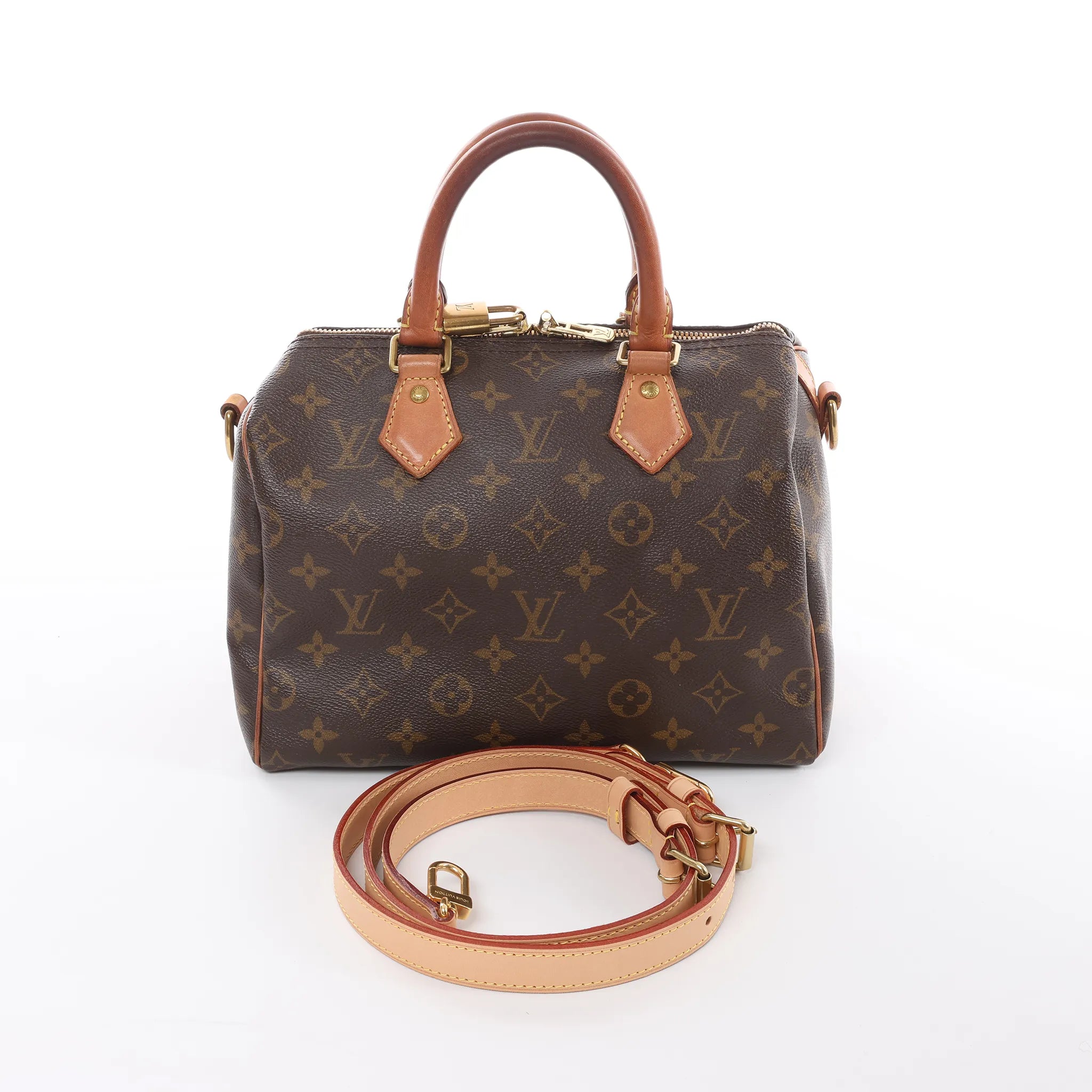Louis Vuitton Speedy Bandoulière 25 Monogram Handbag in Brown M46977