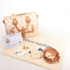 Louis Vuitton Speedy Bandouliere 25 Monogram Canvas Handbag in Beige M20919