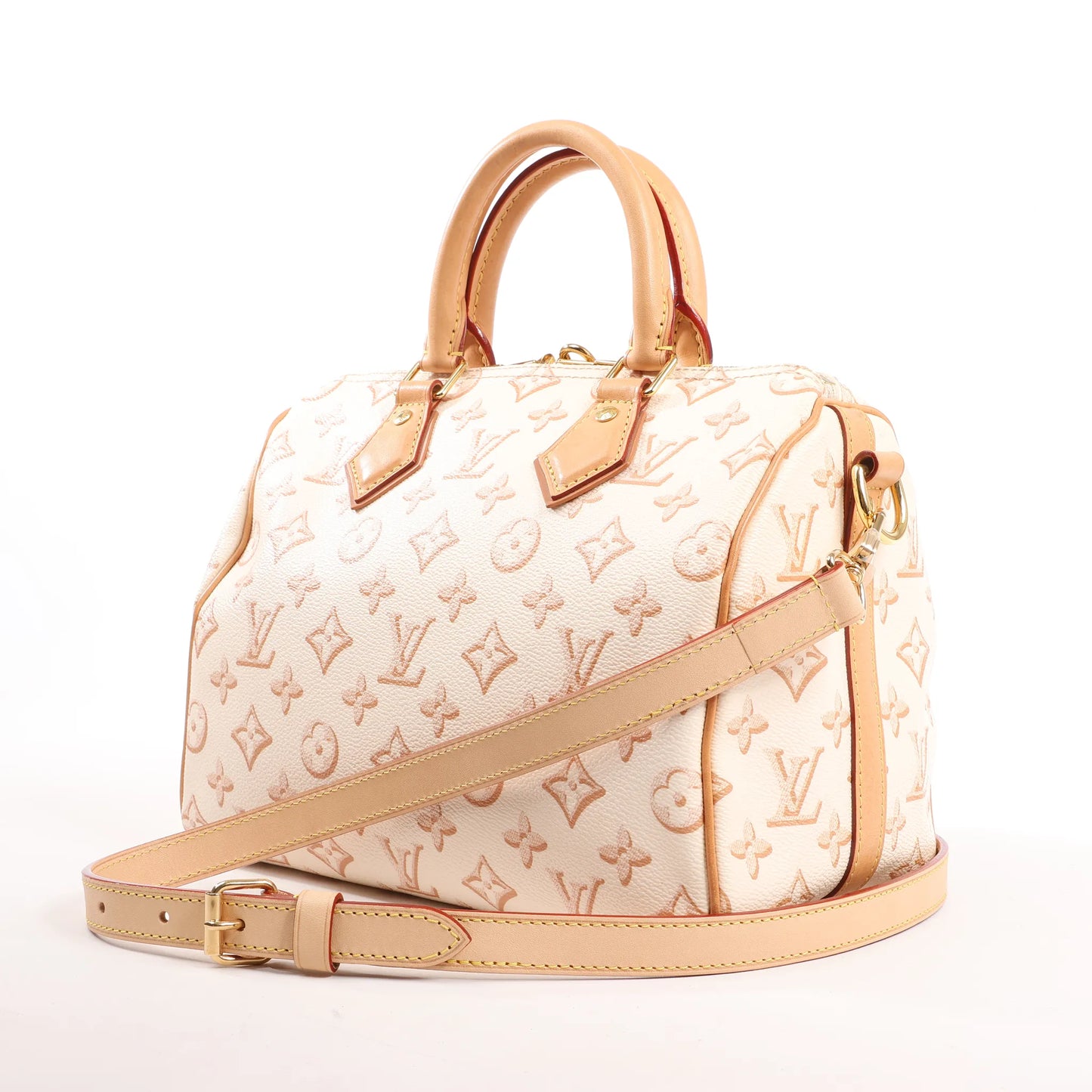 Louis Vuitton Speedy Bandouliere 25 Monogram Canvas Handtasche in Beige M20919