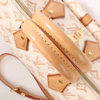 Louis Vuitton Speedy Bandouliere 25 Monogram Canvas Handbag in Beige M20919