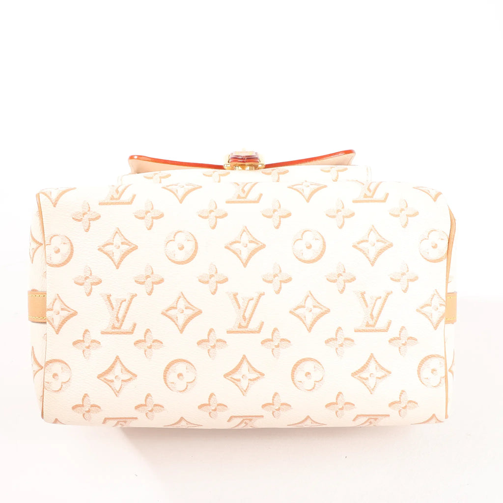 Louis Vuitton Speedy Bandouliere 25 Monogram Canvas Handbag in Beige M20919