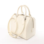 Louis Vuitton Speedy Cube PM Damier Facette 2Way Handbag in White M48904