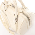 Louis Vuitton Speedy Cube PM Damier Facette 2Way Handbag in White M48904
