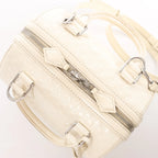 Louis Vuitton Speedy Cube PM Damier Facette 2Way Handbag in White M48904