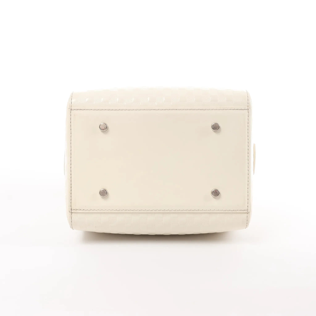 Louis Vuitton Speedy Cube PM Damier Facette 2Way Handbag in White M48904