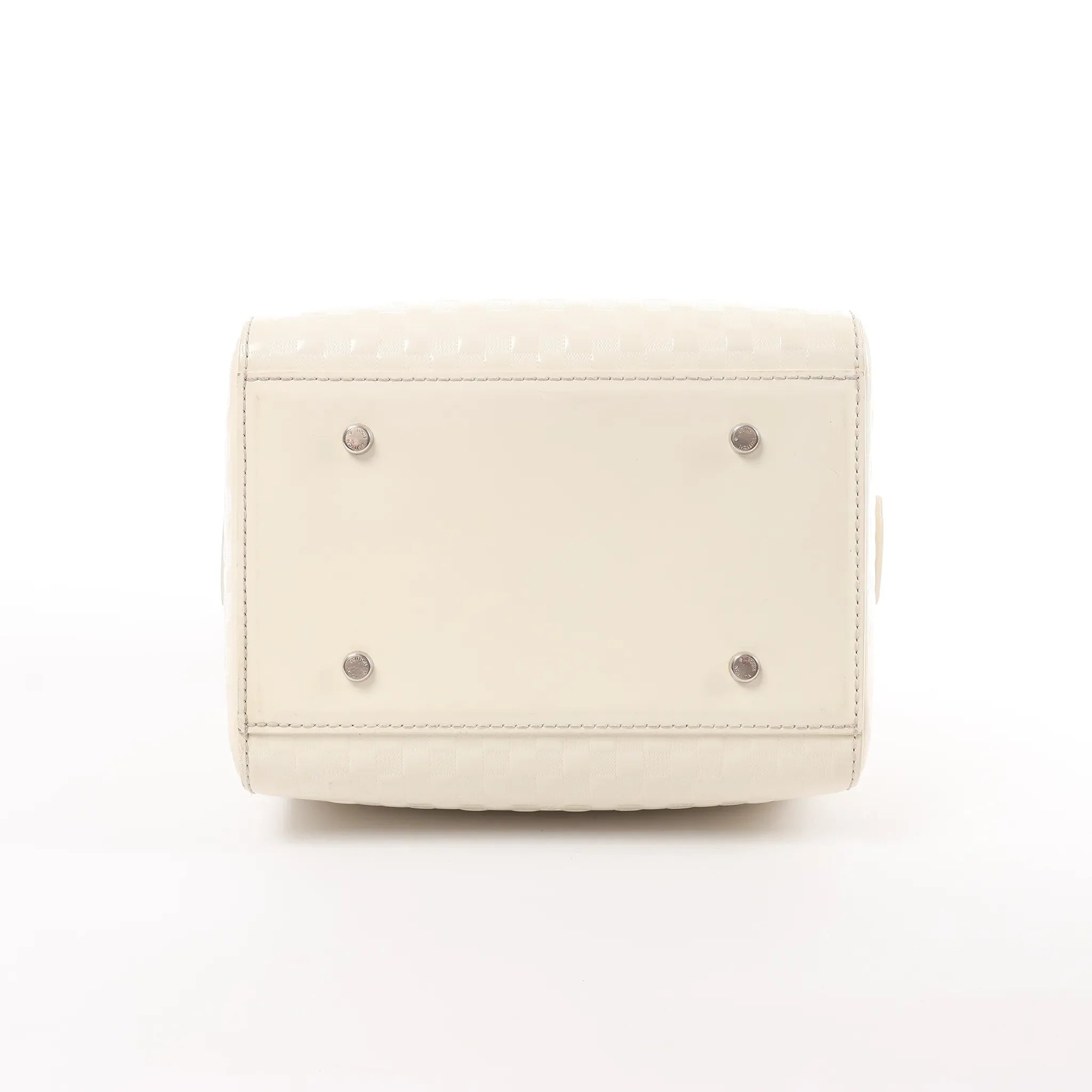 Louis Vuitton Speedy Cube PM Damier Facette 2Way Handbag in White M48904