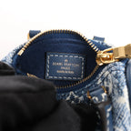 Louis Vuitton Speedy Micro Monogram Denim Handbag in Blue