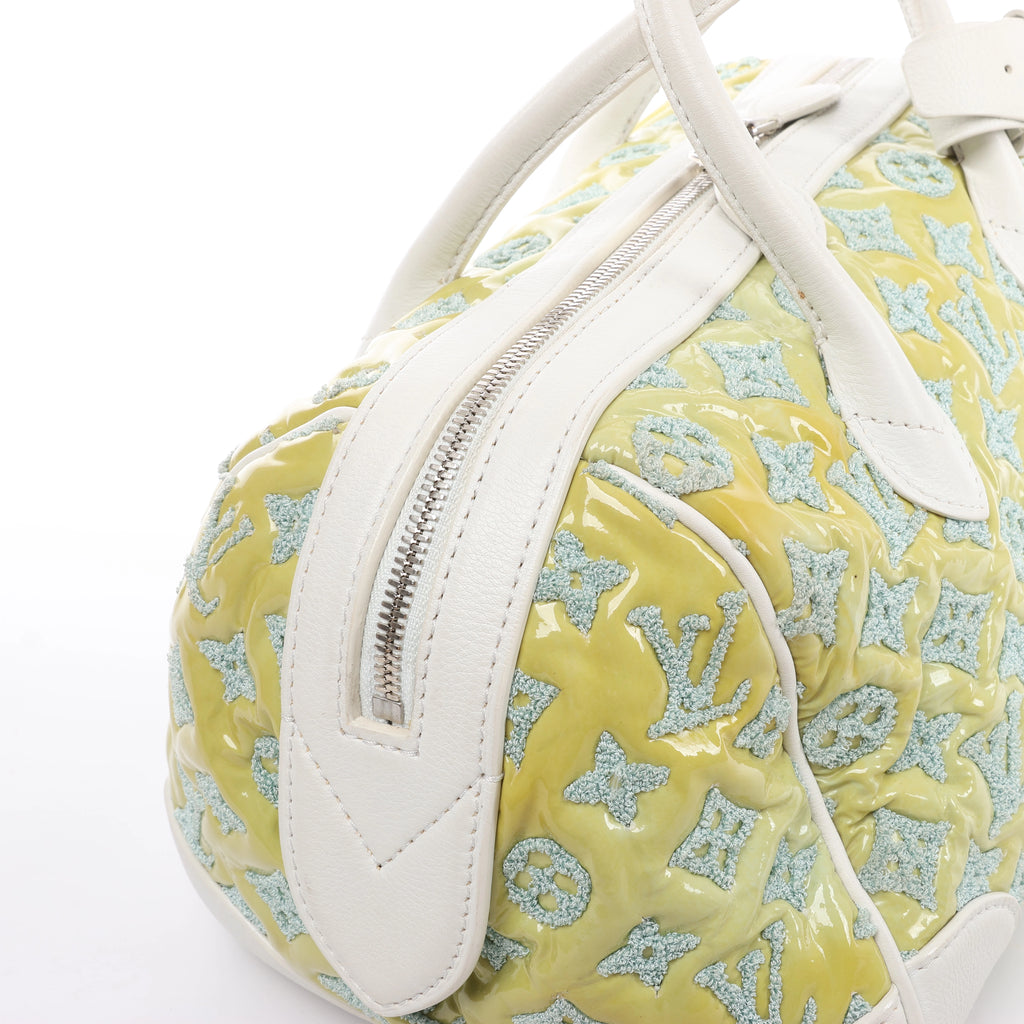 Bolso Louis Vuitton Speedy Round Monogram Bouclette en Verde M40703