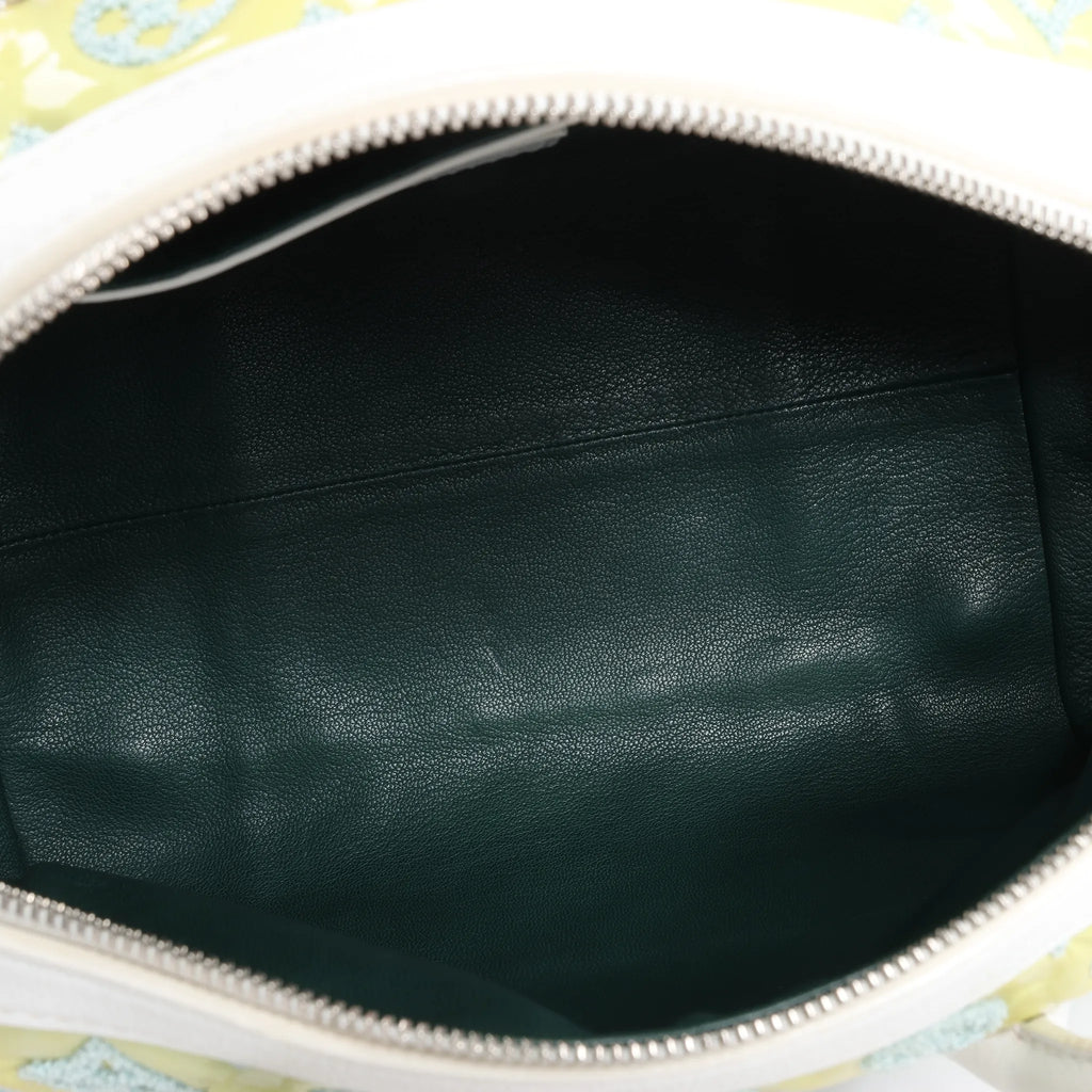 Louis Vuitton Speedy Round Monogram Bouclette Handbag in Green M40703
