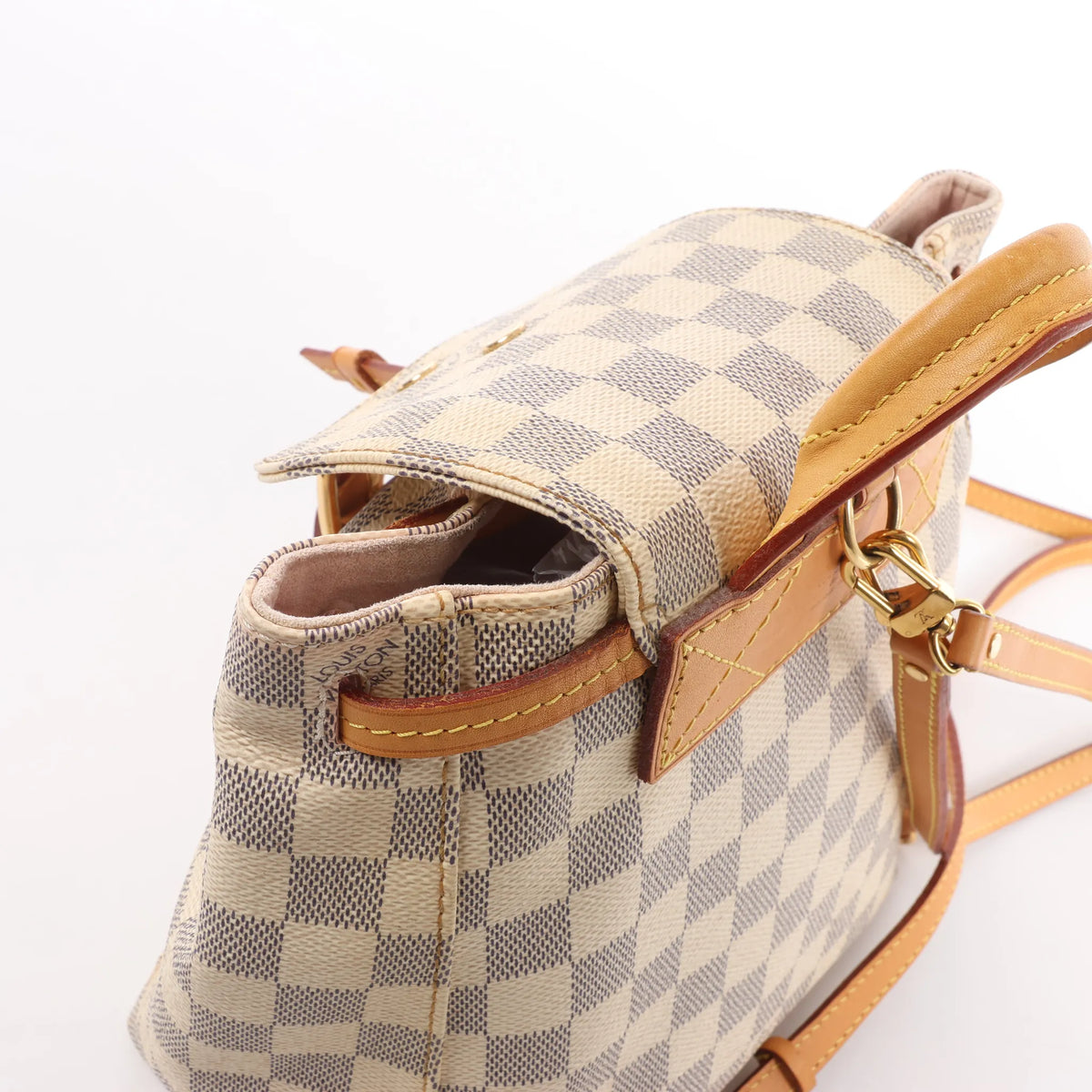 Louis Vuitton Sperone BB Damier Azur Backpack in Beige N44026