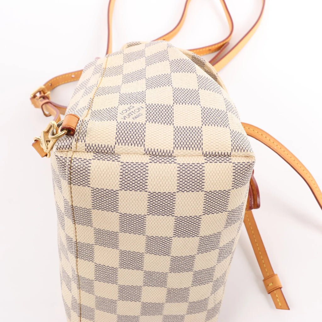 Louis Vuitton Sperone BB Damier Azur Backpack in Beige N44026