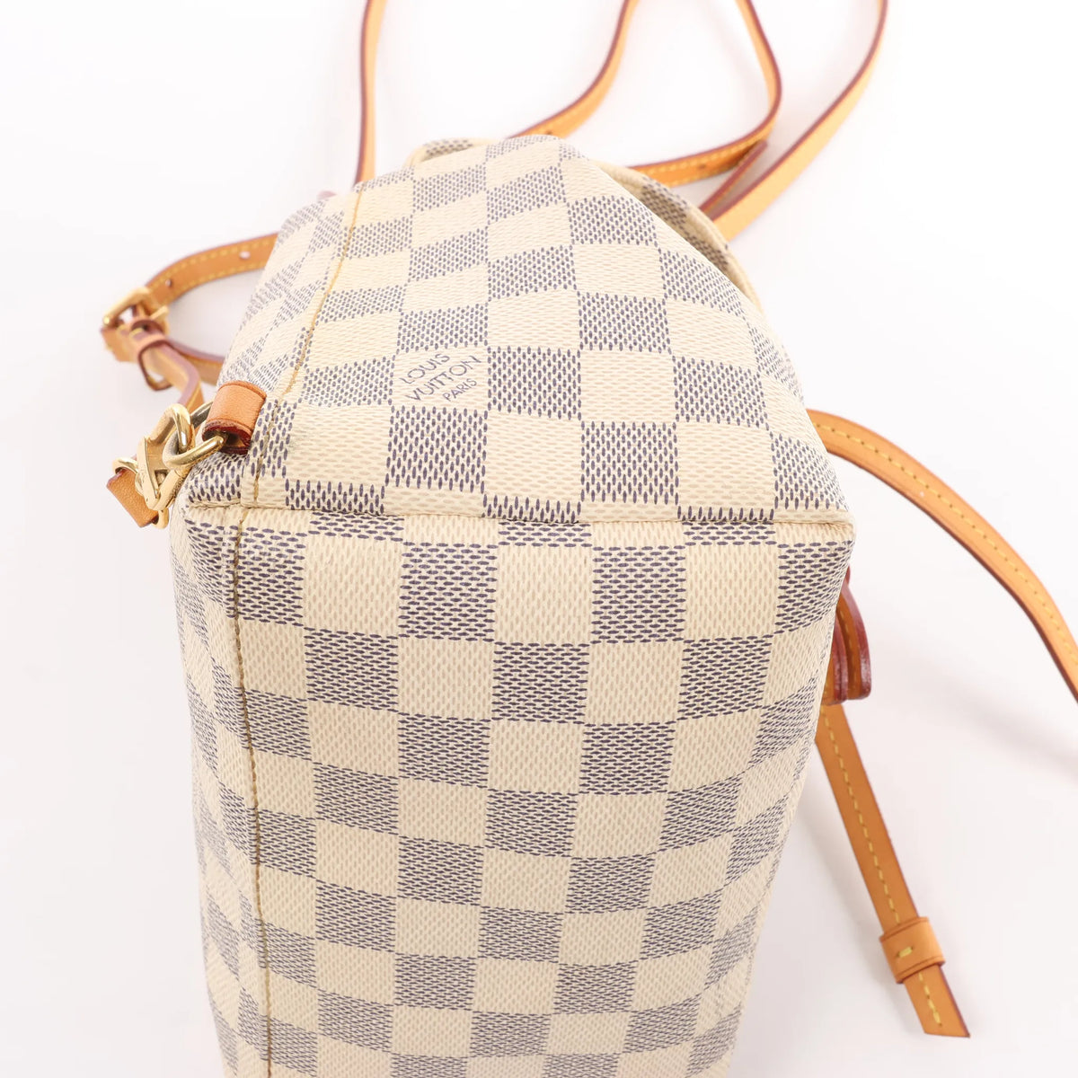 Louis Vuitton Sperone BB Damier Azur Backpack in Beige N44026
