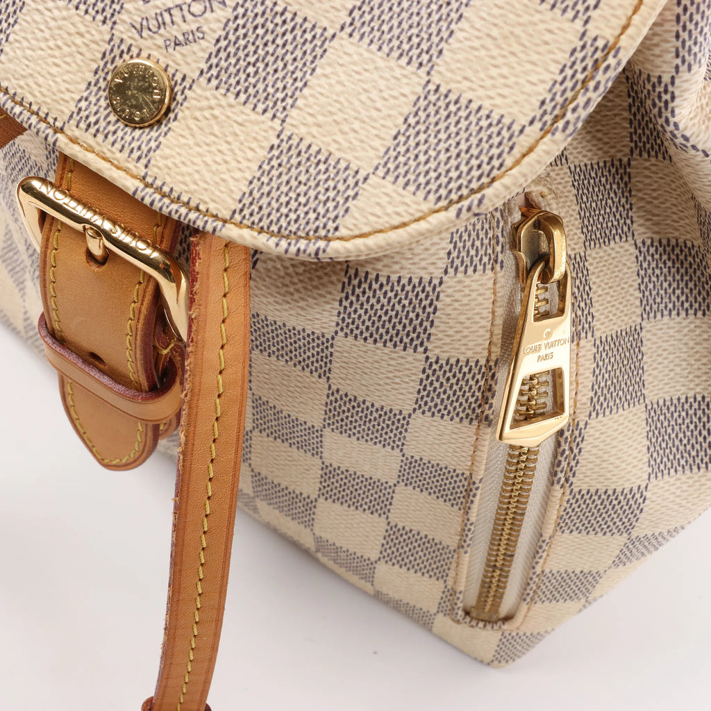 Louis Vuitton Sperone BB Damier Azur Backpack in Beige N44026