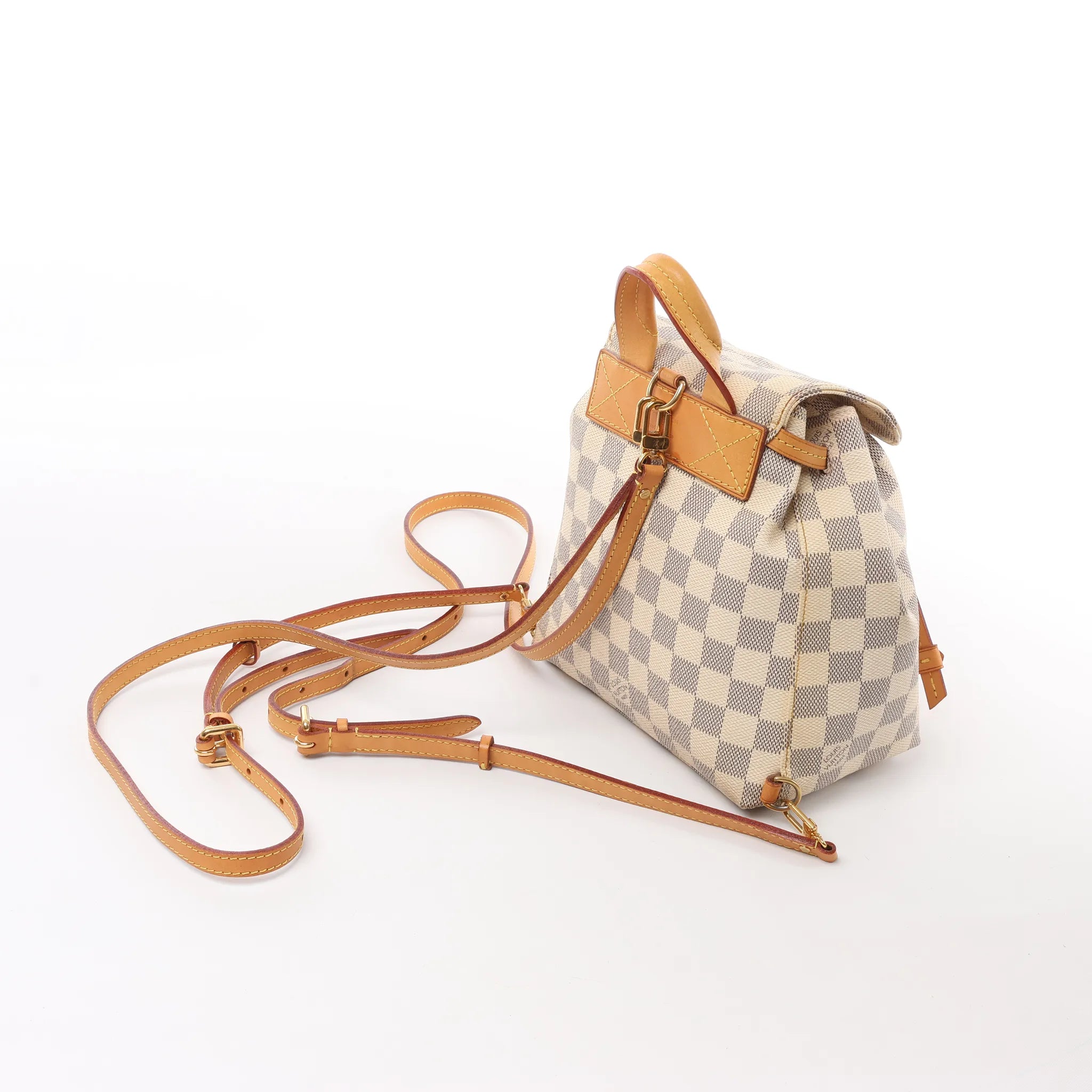 louis vuitton bb sperone backpack Damier Azur the sperone bb backpack looks cool and summery in damier azur canvas Damier Azur Sperone BB