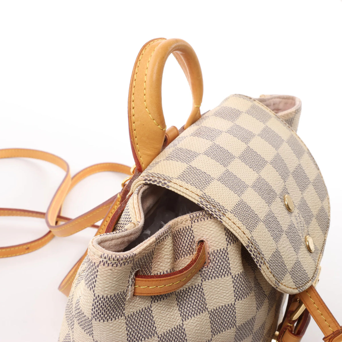 Louis Vuitton Sperone BB Damier Azur Backpack in Beige N44026
