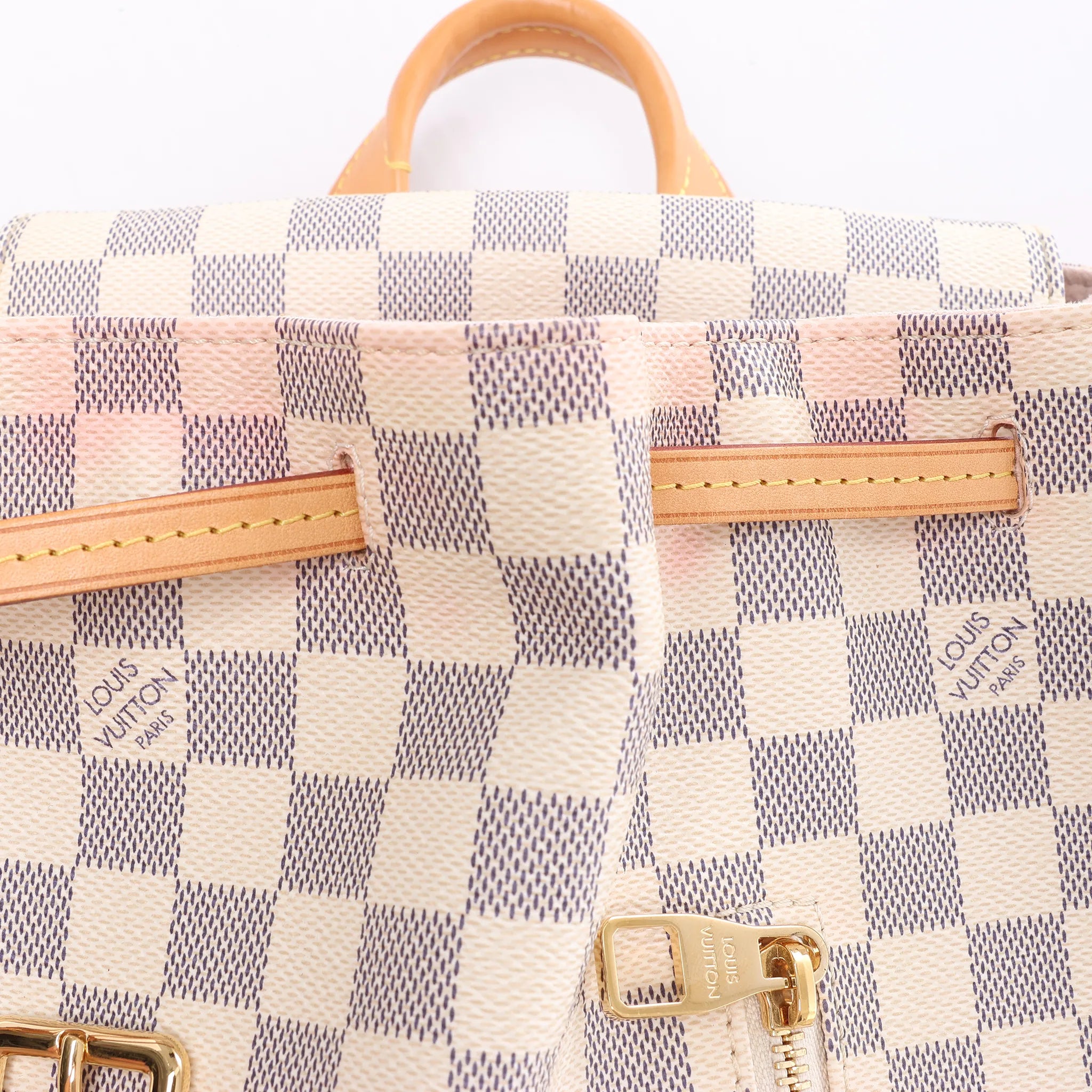 Louis Vuitton Sperone Damier Azur Backpack in Beige N41578