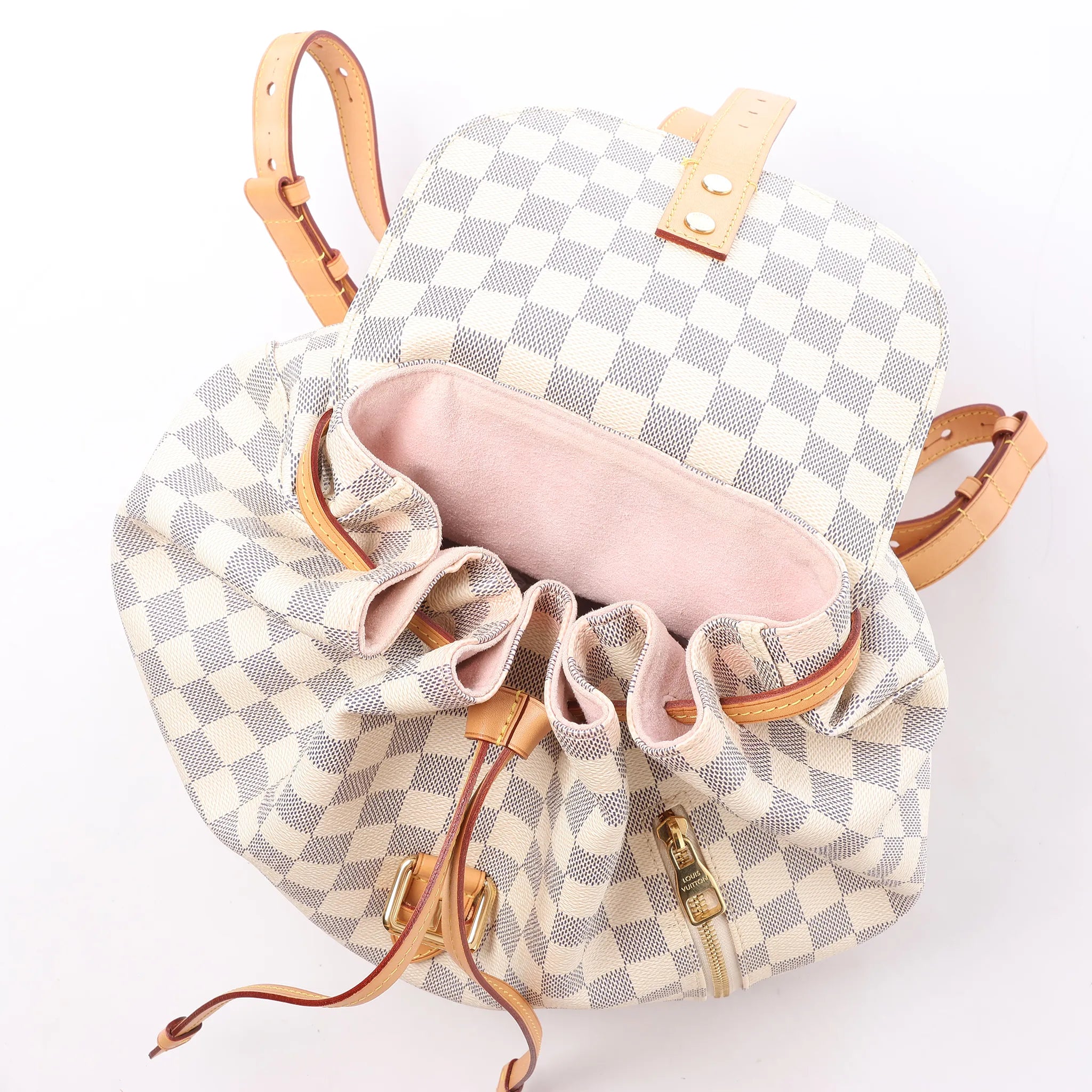 Louis Vuitton Sperone Damier Azur Backpack in Beige N41578