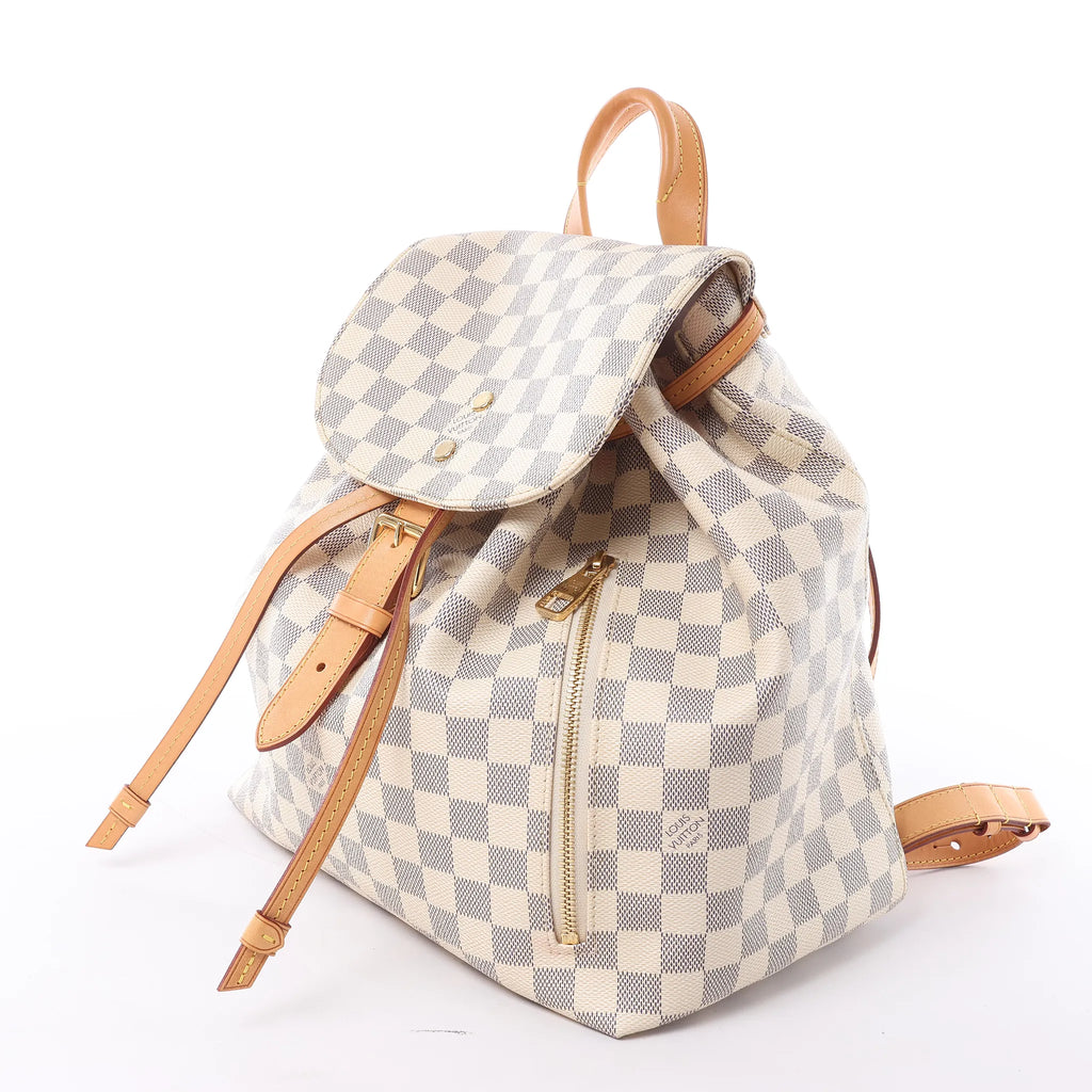 Louis Vuitton Sperone Damier Azur Backpack in Beige N41578