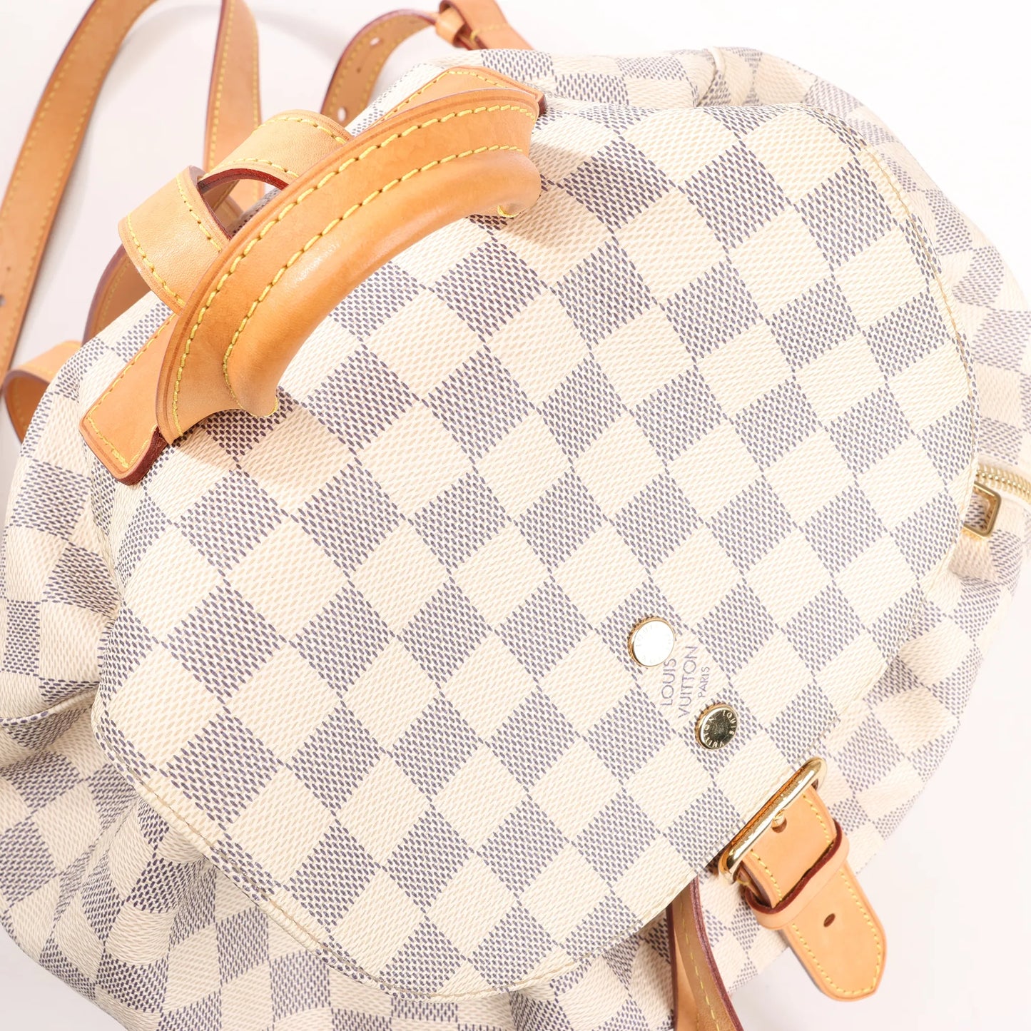 Louis Vuitton Sperone Damier Azur Backpack in Beige N41578