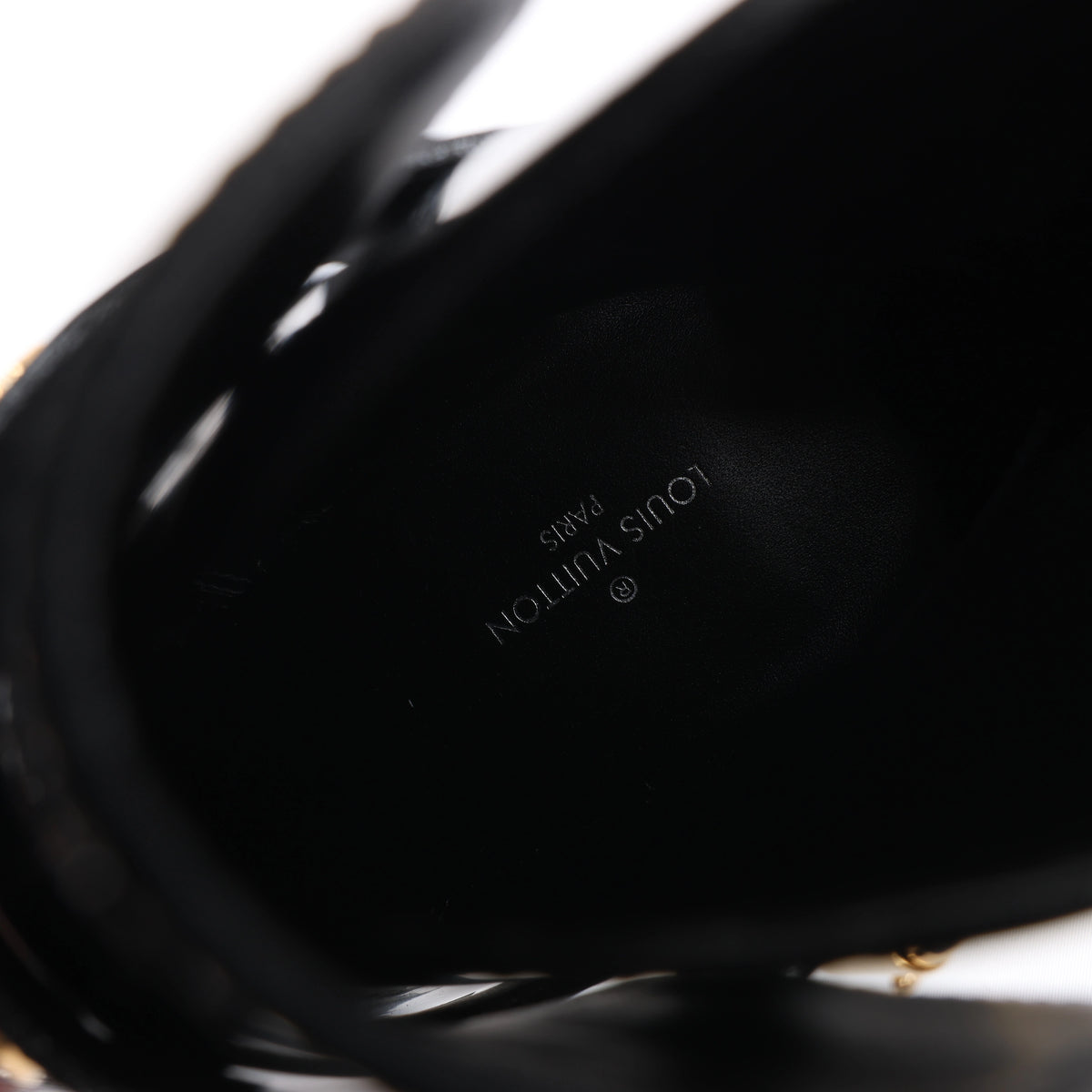 Louis Vuitton Star Trail Line 21 years Patent Leather Ankle Boots in Black MA0231, Size EU 37.5