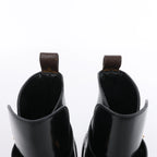 Louis Vuitton Star Trail Line 21 years Patent Leather Ankle Boots in Black MA0231, Size EU 37.5