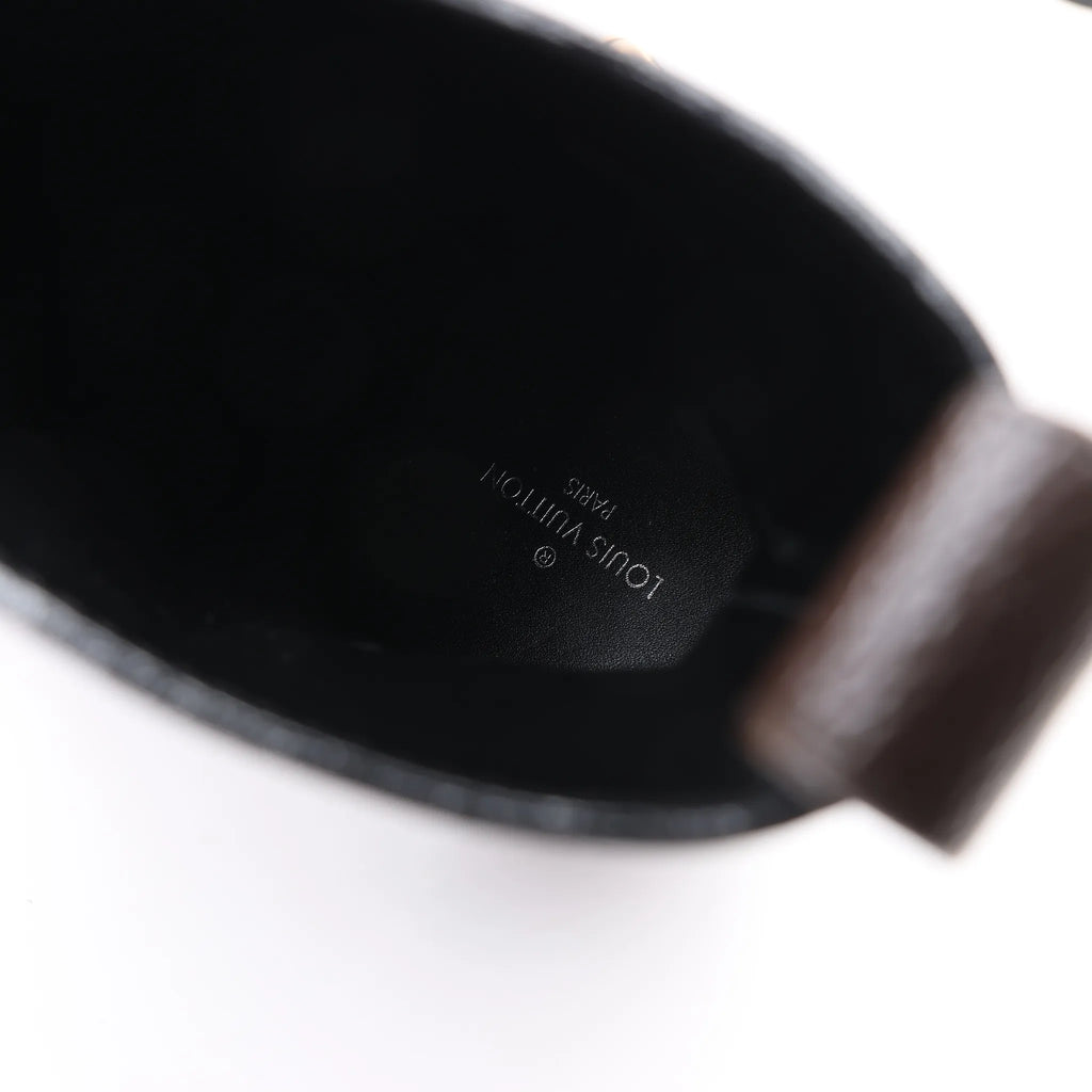Louis Vuitton Star Trail Line 21 years Monogram Patent Leather Ankle Boots in Black MA0231, Size 38 EU
