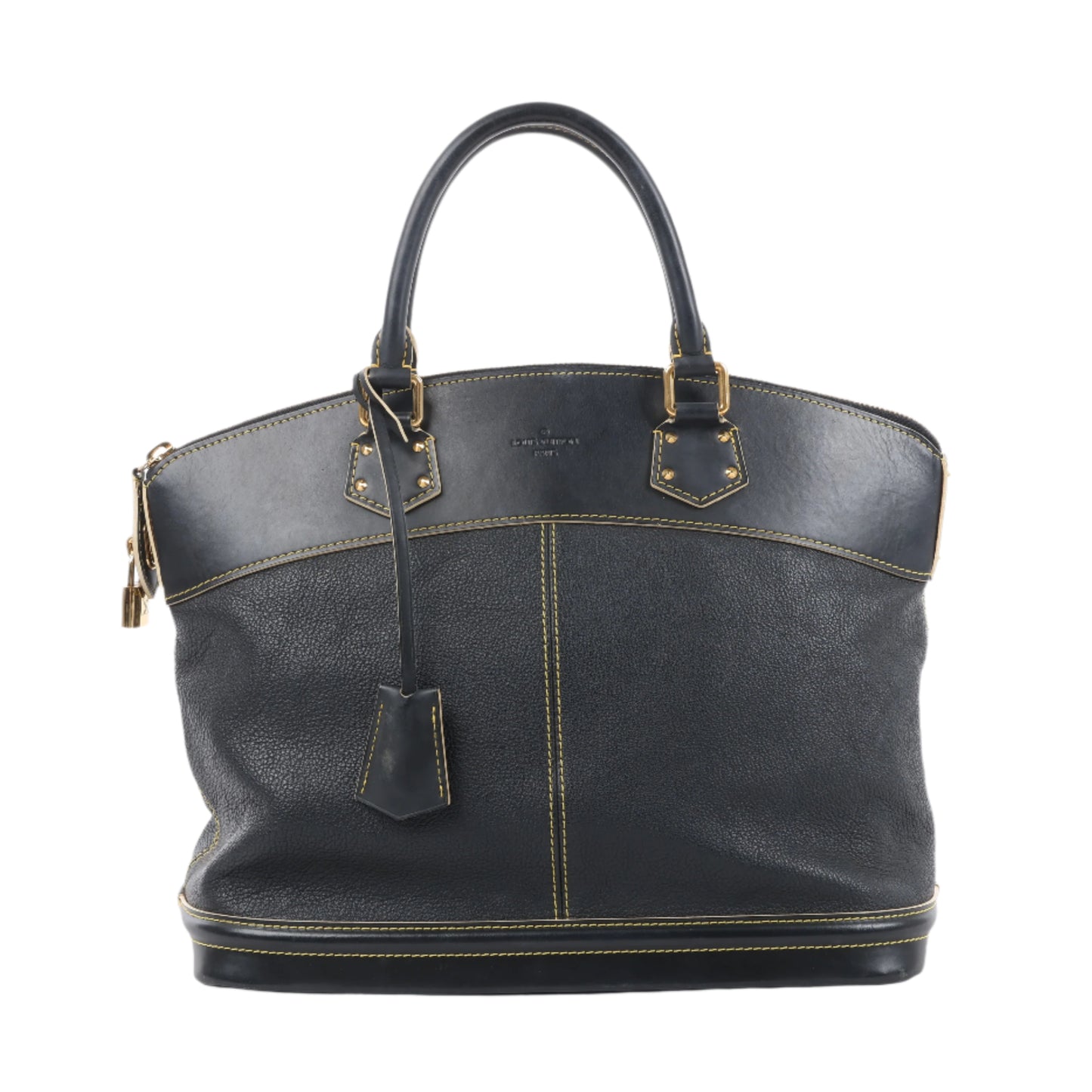 Louis Vuitton Suhali Lockit PM Handbag in Black M91875
