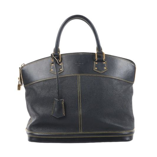 Louis Vuitton Suhali Lockit PM Handbag in Black M91875