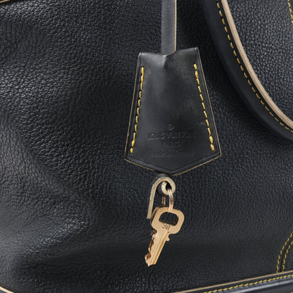 Louis Vuitton Suhali Lockit PM Handbag in Black M91875
