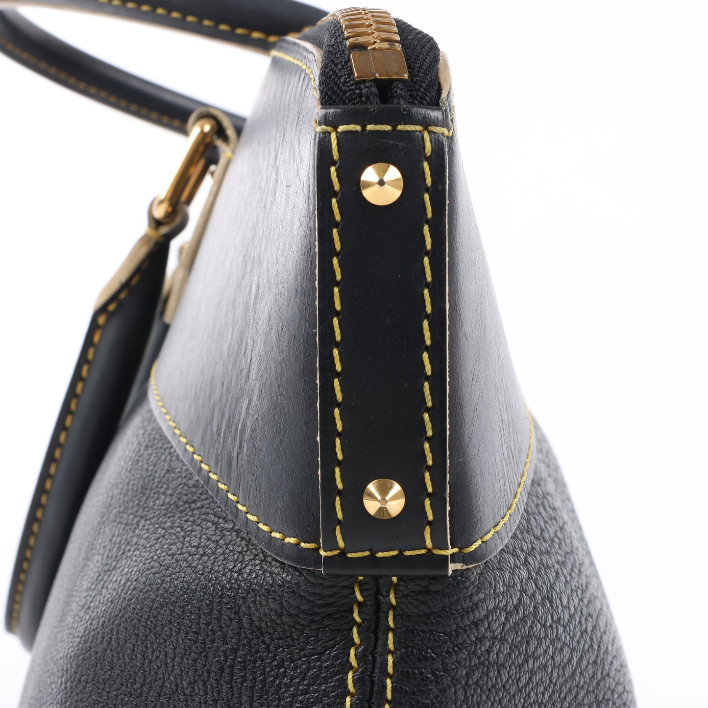 Louis Vuitton Suhali Lockit PM Handbag in Black M91875
