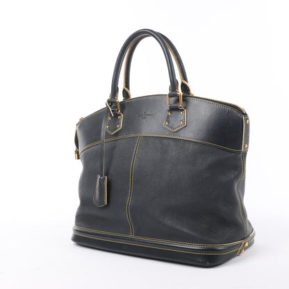 Louis Vuitton Suhali Lockit PM Handbag in Black M91875